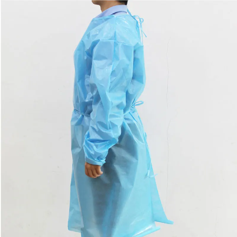 Disposable Protective Suits Protection Clothes SMS Dustproof waterproof Isolation Safe clothing Overall Outdoor Work Cloth | Безопасность