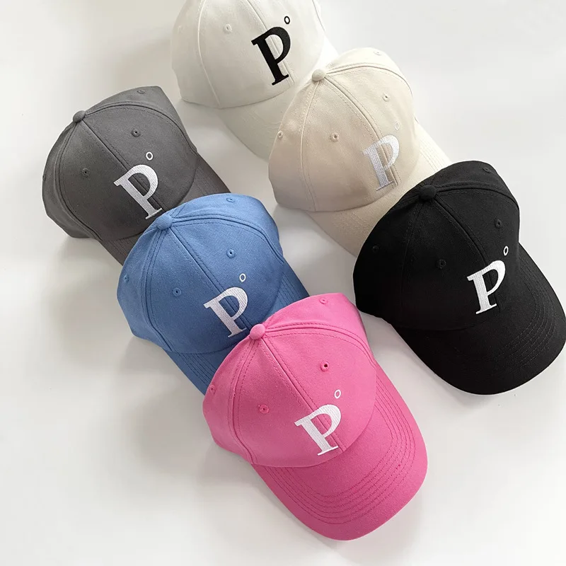 Шапка унисекс для пар Модная хлопковая бейсбольная шапка с вышивкой и буквами