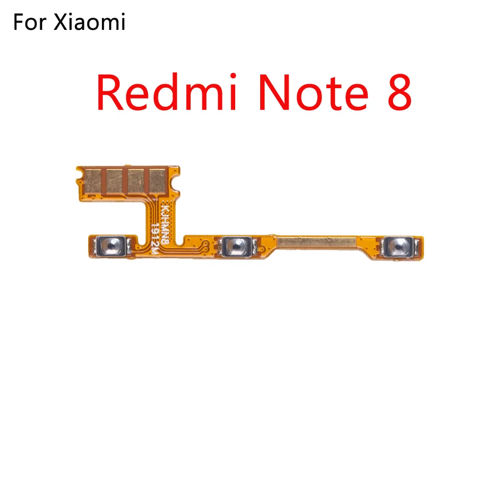 10 шт./лот для Xiaomi Redmi 8 8A 9 5G 9A Note 7 7A 8T Pro 4G 9s 10T кнопка включения и выключения питания