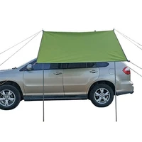 2021 car awning shade waterproof camping tent sunshade outdoor camping tent for car automobile rooftop rain canopy tent tarp