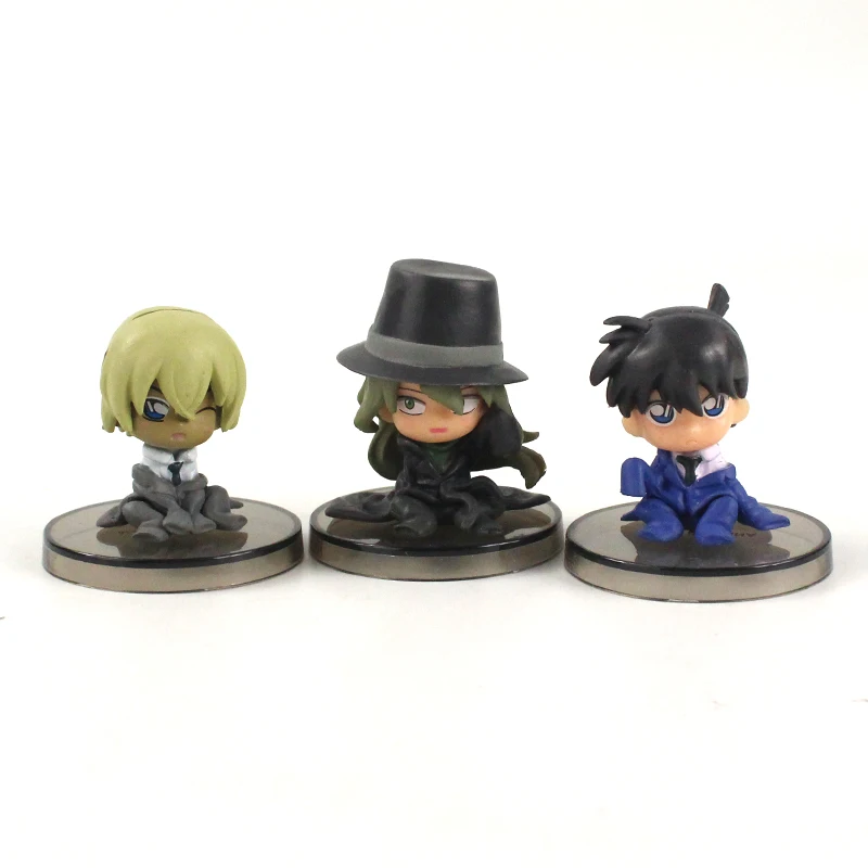 Detective Conan Figures Bourbon Furuya Rei Sherry Haibara Heiji Gin Model Toys Children Gift |