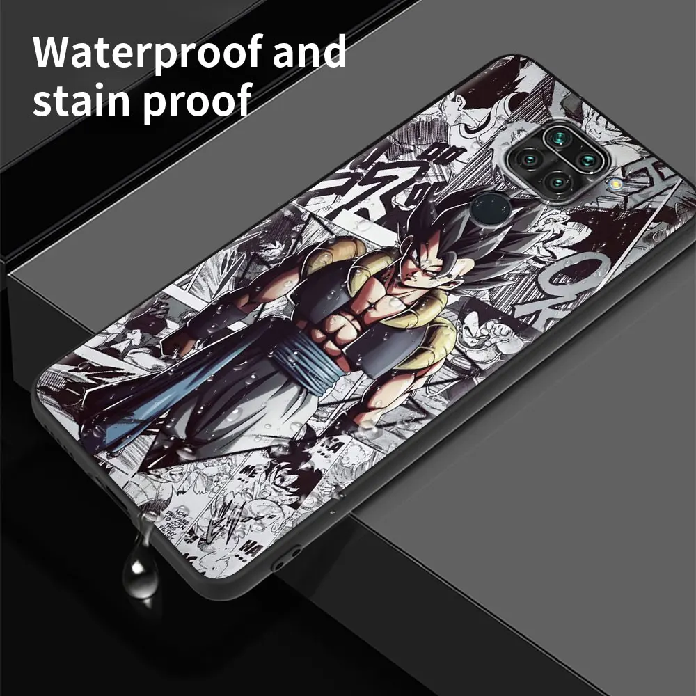 Аниме-Дракон мяч силиконовый чехол для Xiaomi Redmi Note 9S 9 10 8 Pro 7 9A 8T 9C 8A 7A 6 6A K40 черный