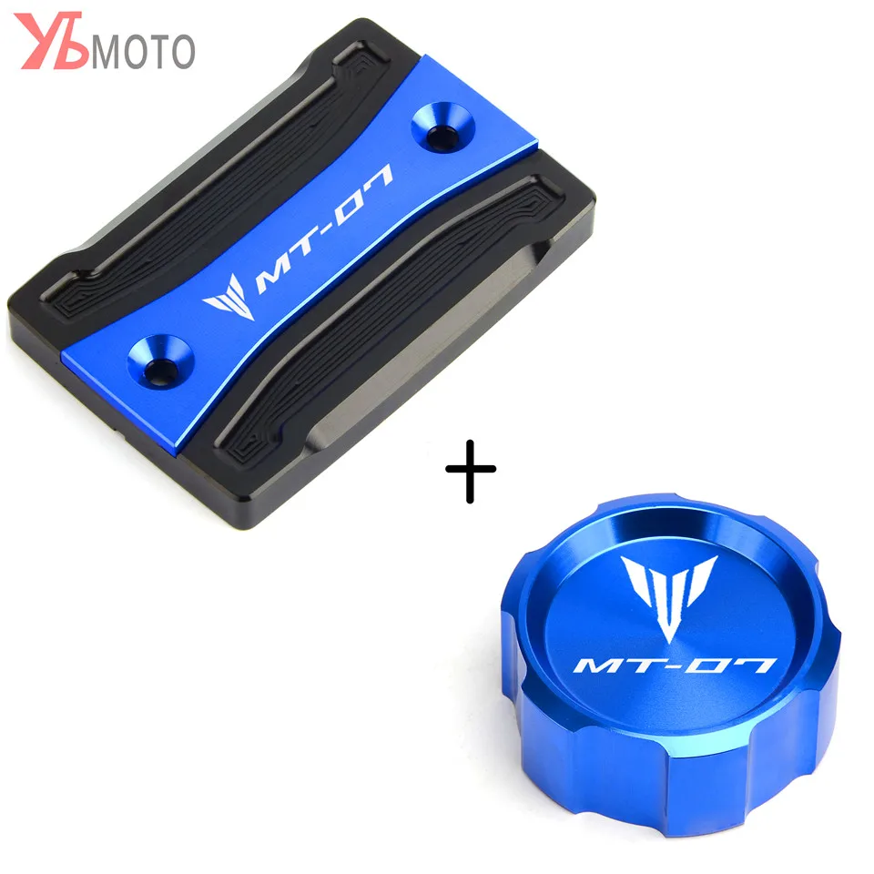 Для Yamaha MT 07 mt07 FZ07 2014 2021 2020 2019 мотоцикла CNC Передняя и задняя Тормозная жидкость