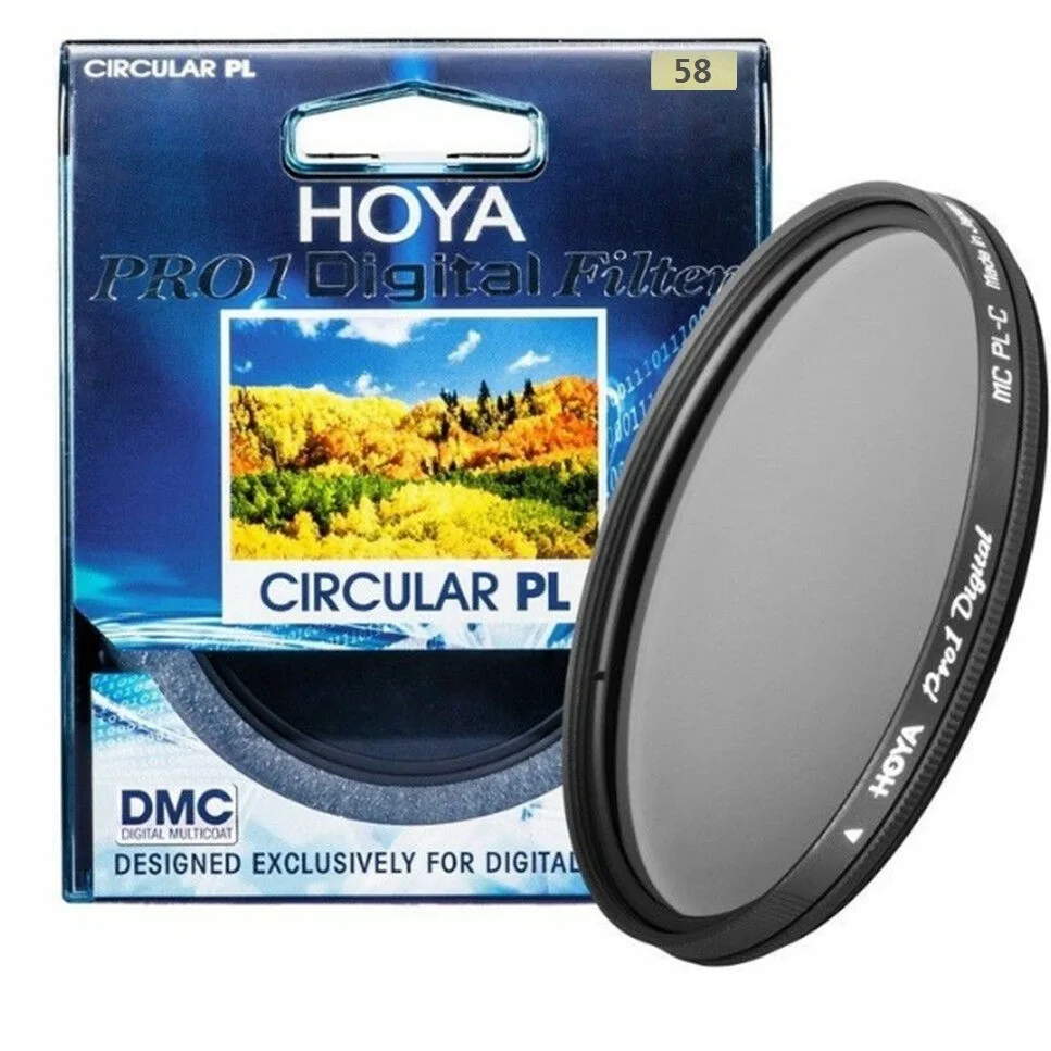 Купи HOYA PRO1 Digital CPL 58mm CIRCULAR Polarizing Polarizer Filter Pro 1 DMC CIR-PL Multicoat for Camera Lens за 688 рублей в магазине AliExpress