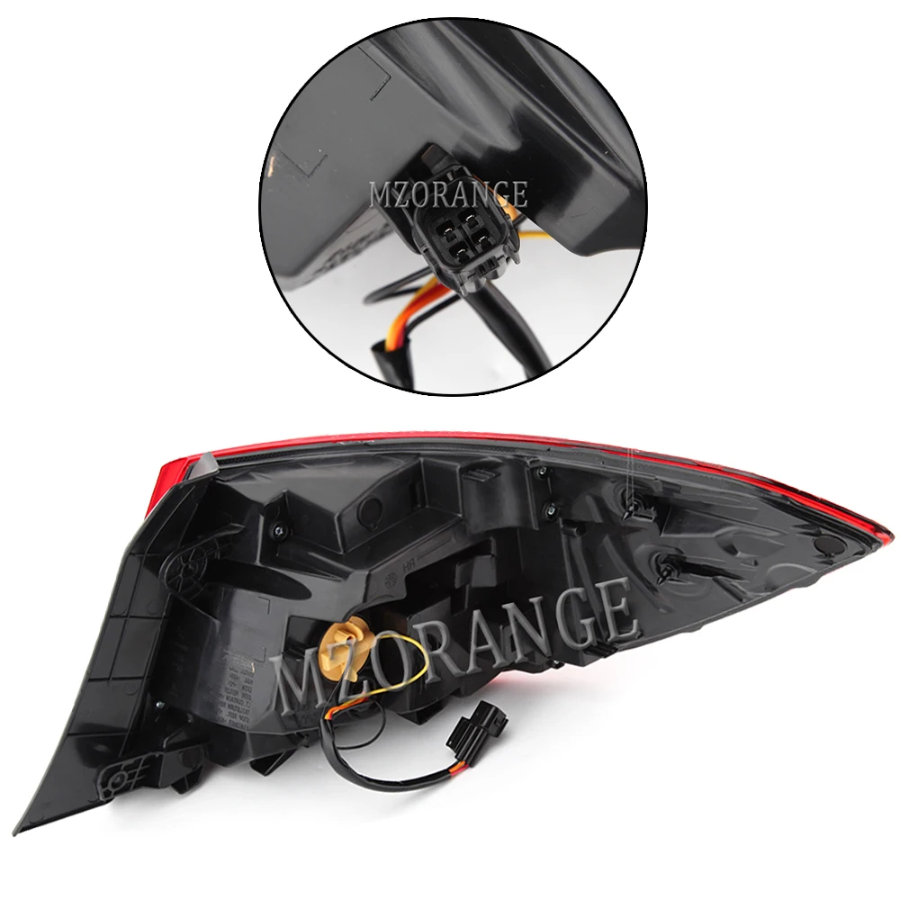 

MZORANGE Rear Outer Tail Brake Light For Honda Accord 2018 2019 Turn Sinal Light Taillight Stop Lamp Car Assembly