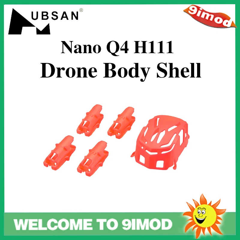 Корпус квадрокоптера Hubsan H111 для Nano Q4 зеленый/красный|Детали и аксессуары| |
