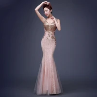 fashion wedding party cheongsam mermaid evening dress chinese style women elegant qipao sexy fishtail dress vestido s 3xl