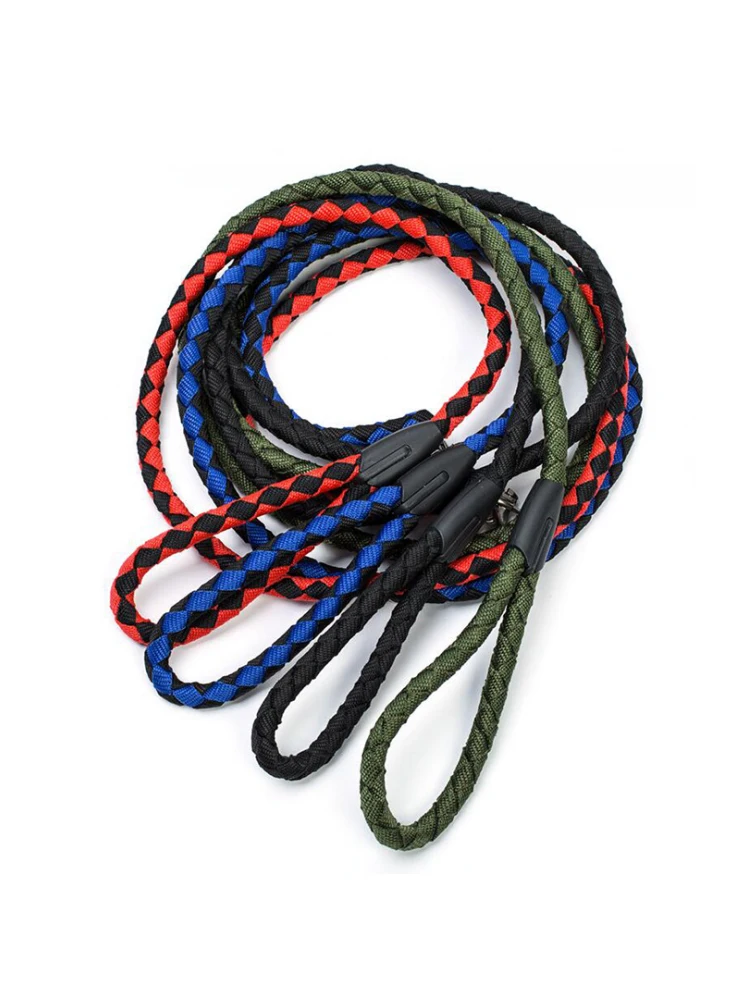 Товары для домашних животных поводок маленьких и больших собак Светоотражающий