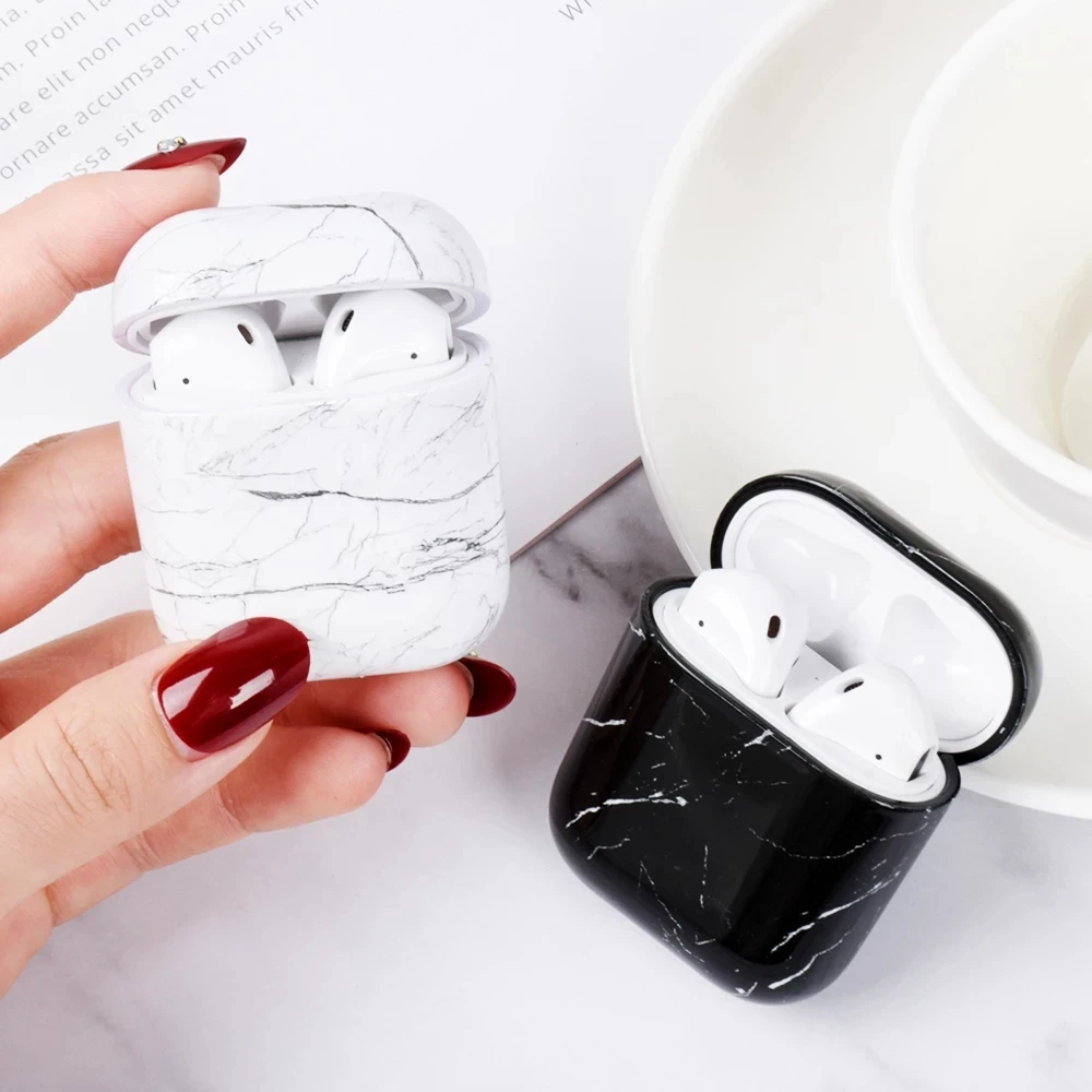 Чехол для Apple AirPods Air стручки Pro 2-1 шт. чехол модный Лидер продаж мраморный узор