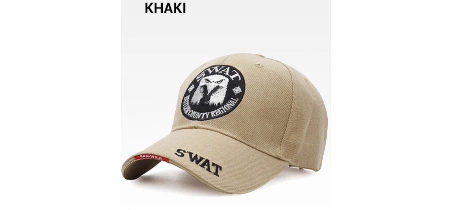Новая брендовая мужская тактическая бейсбольная кепка Eagle SWAT, армейская бейсболка, хлопковая кепка, Регулируемая Мужская Уличная Бейсболка Кепка Gorras
