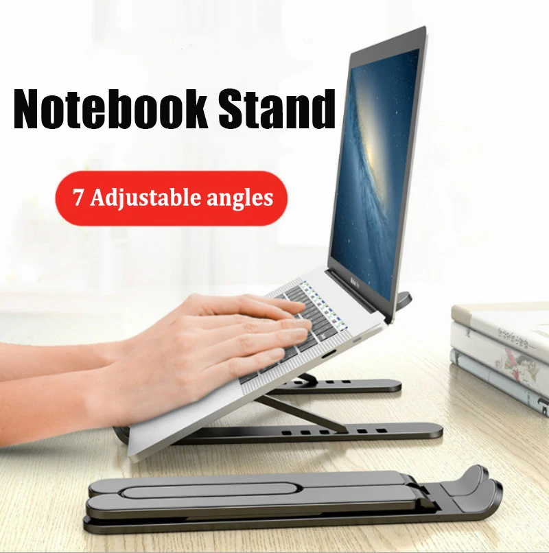 

Adjustable Foldable Laptop Stand Non-slip Desktop Laptop Holder Notebook Stand sFor Notebook Macbook Pro Air iPad Pro DELL HP