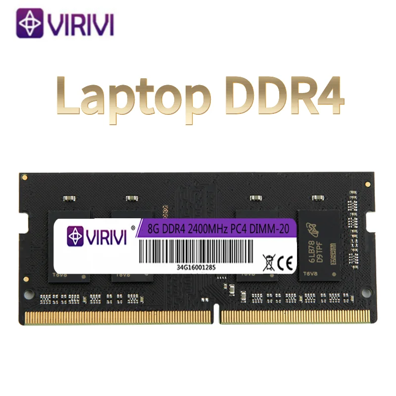 Оперативная память VIRIVI для ноутбука DDR4 8 ГБ 4 16 2400 МГц 2133 2666 sodimm
