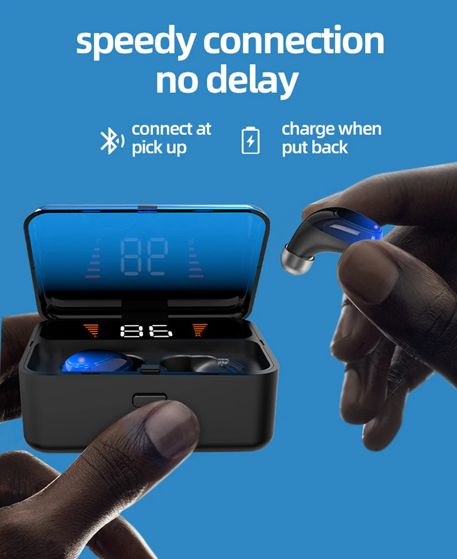 TWS 5,0, Bluetooth, беспроводные наушники, Hi-Fi, стерео наушники с шумоподавлением, свободные руки, Спортивная/игровая гарнитура с микрофоном