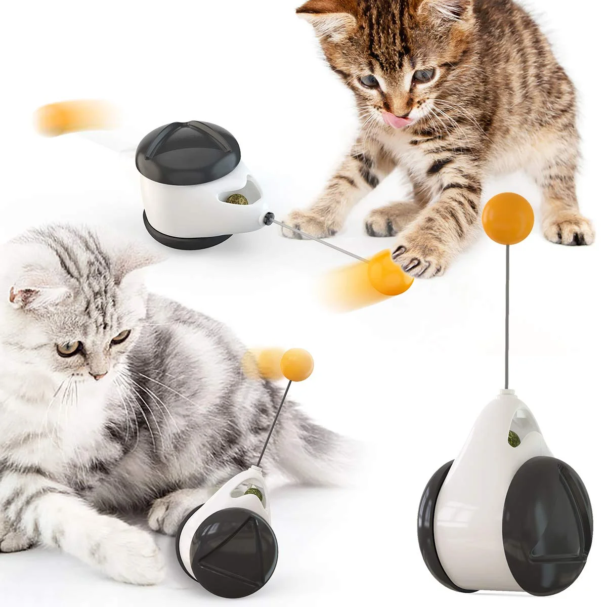 

Intelligent Automatic Cat Toy Tumbler Rotation Mode Interactive Funny Smart Cat Toy Catnip Toy Cat Supplies