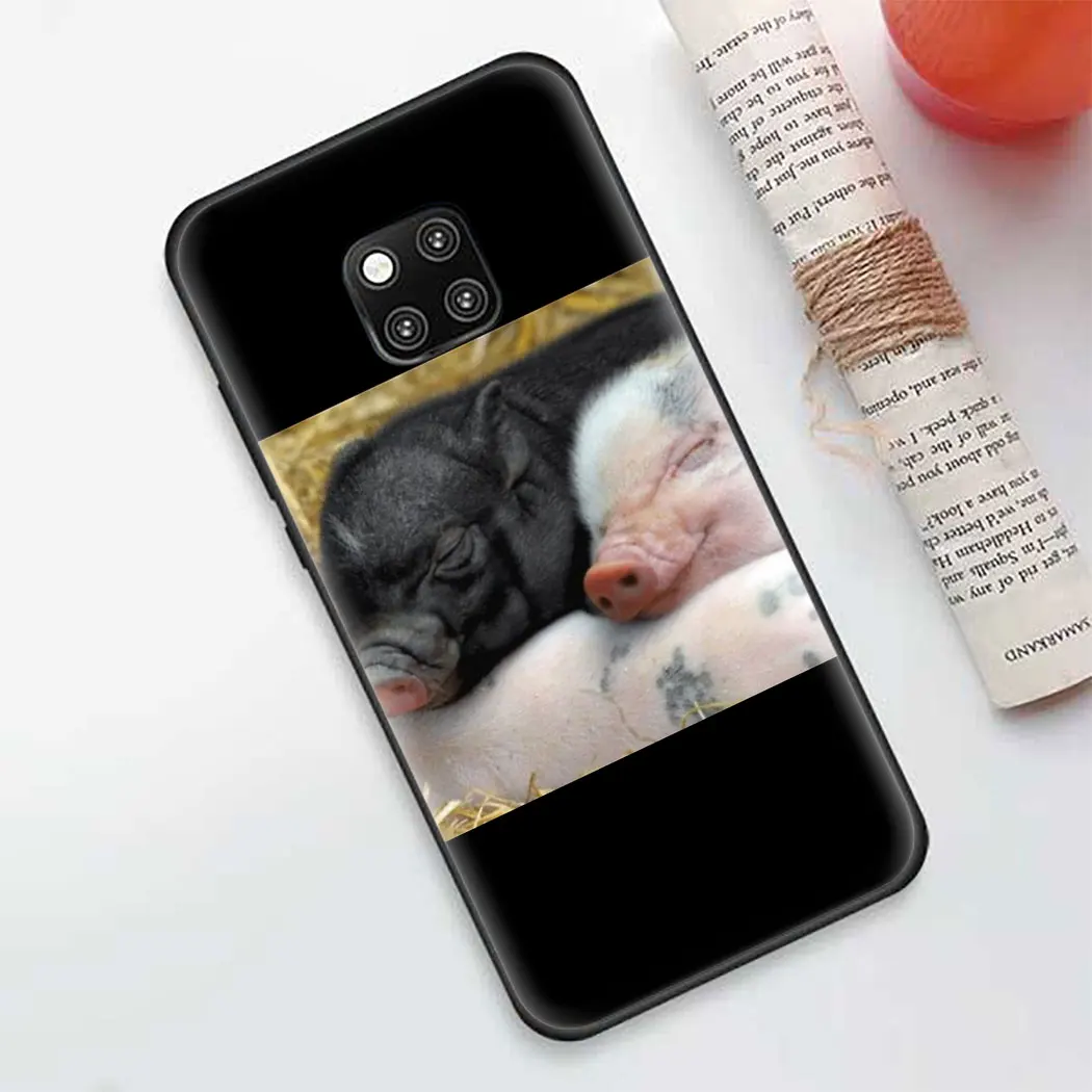 Мягкий силиконовый чехол для Huawei P20 P30 Pro Lite P8 P9 P10 Mini P Smart Z Plus 2019 pig | Мобильные