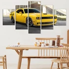 5 шт., декоративные постеры для автомобиля, без рамки