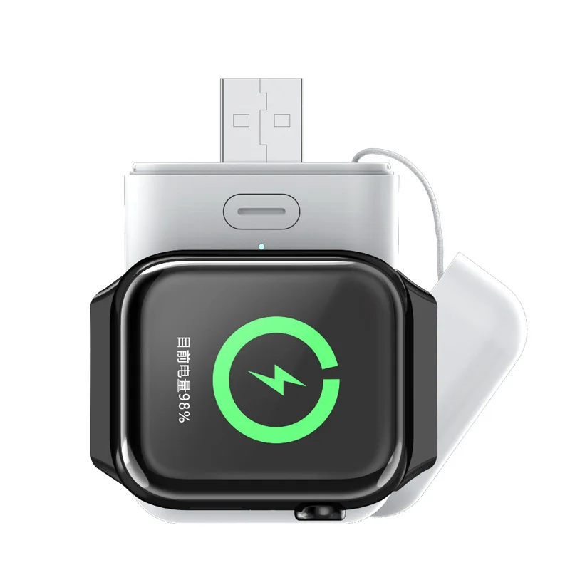 Беспроводная зарядка CABLETIME быстрая Магнитная Адсорбция Micro USB для Apple Smart Watch Huawei