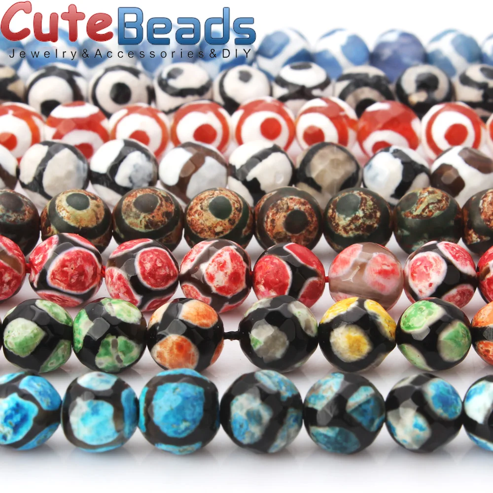 КИТАЙСКИЕ ТИБЕТСКИЕ Dzi глаза бусины натуральный зеленый цвет фотобусины 8 мм