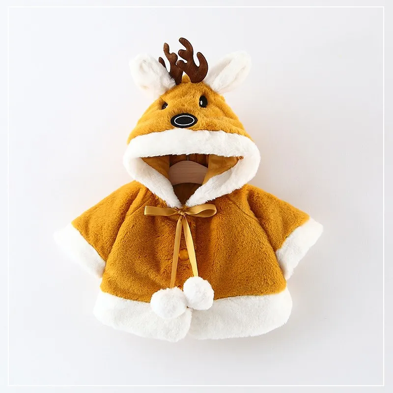 2019 Christmas Brand New Kids Thick Hooded Coat Clothing Children's Winter Jacket Baby Girls Boys Wool clothes | Детская одежда и