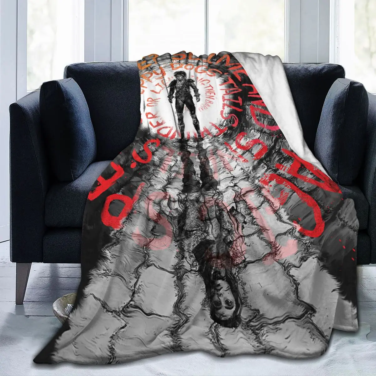 

Home Decorative Film Labyrinth Jareth Blankets Gifts For Christmas Fluffy Flannel Fleece Throw Blankets