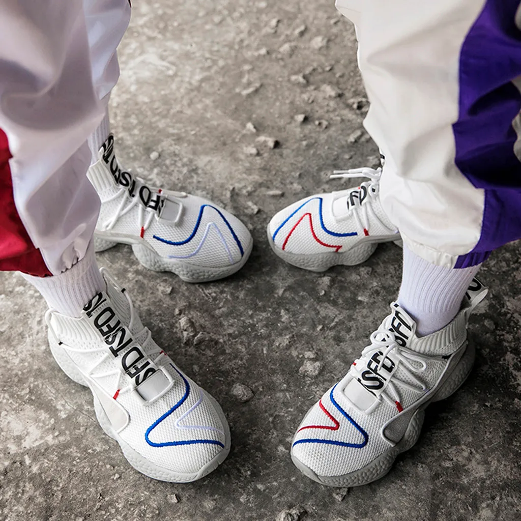 New Style Breathable Basketball Shoes Mens Boys High Top Shockproof Sneakers Non-slip Basket Zapatillas Hombre#g4 | Спорт и