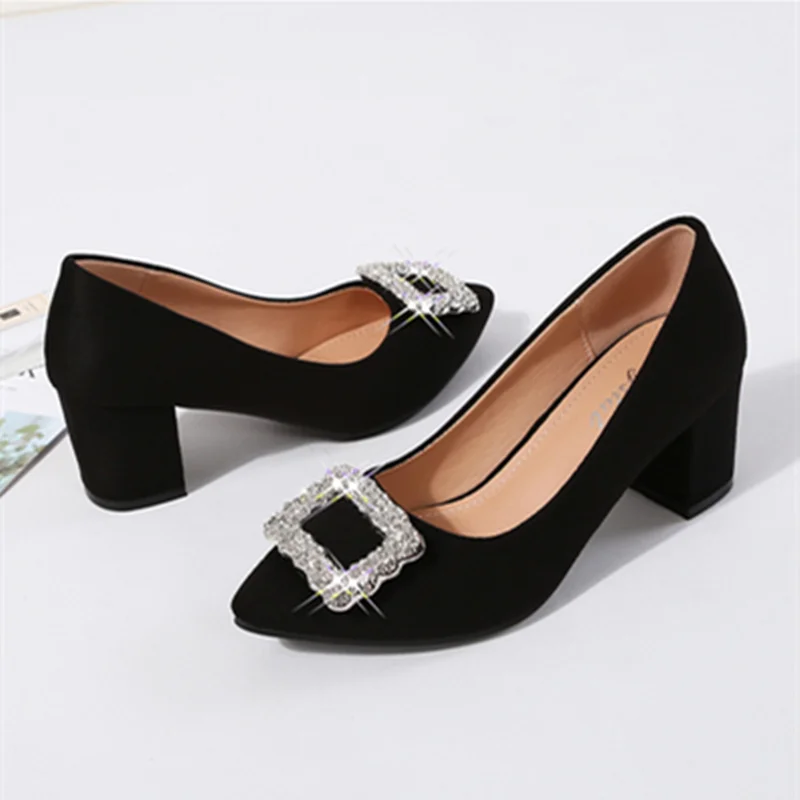 Женская обувь на очень высоком каблуке Обувь под платье круглый носок женские