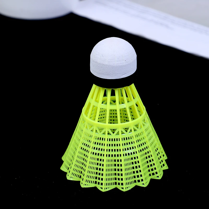 12 шт. желтые белые пластиковые воланы для бадминтона шарики спортивных