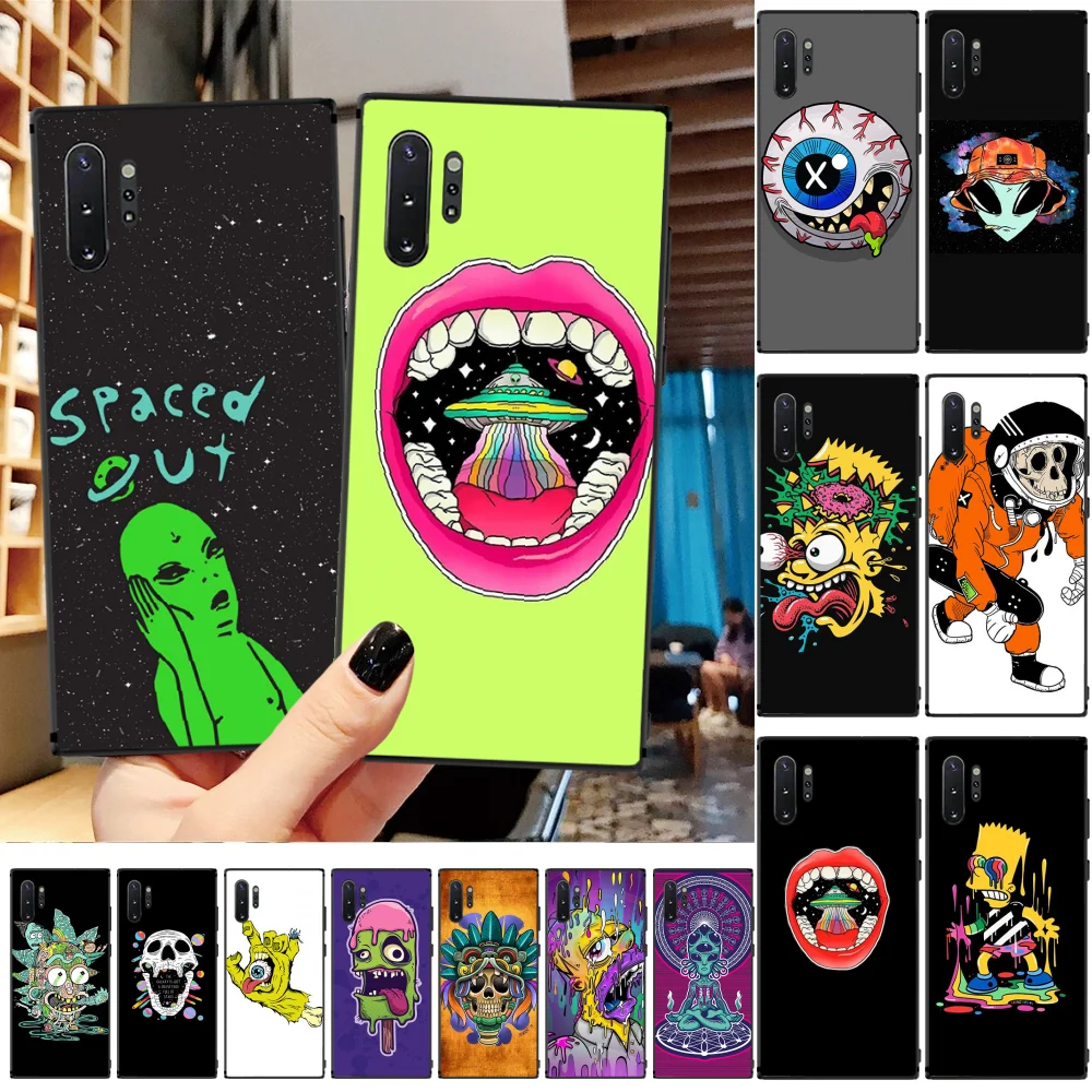 Высококачественный силиконовый чехол для телефона Samsung A50 S10 Plus S10E Note9 Note8 7 10