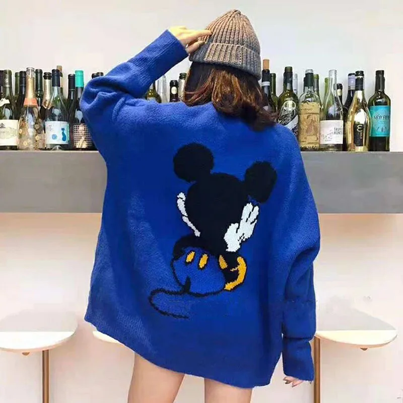 Кроп-Топ женский с круглым вырезом укороченный топ мультяшным Микки-Маусом