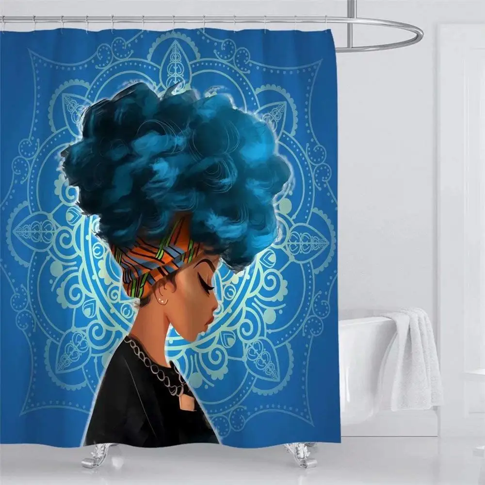 Занавеска для душа OUYISHA женщин черная занавеска ванной комнаты в