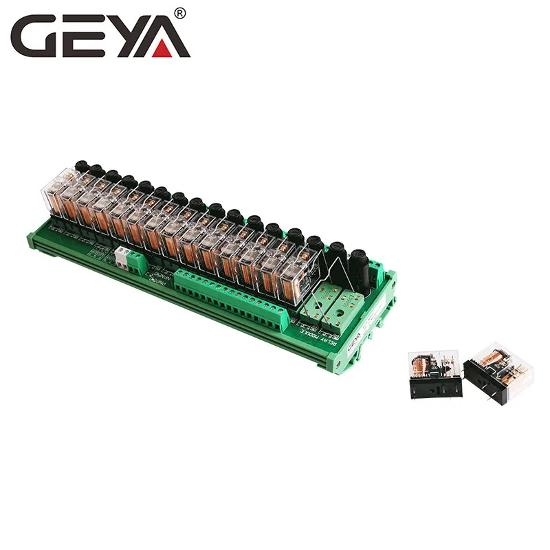 GEYA NGG2R 16 каналов Omron Реле модуль с предохранителем 12VDC 24VDC реле ПЛК 1NO1NC |