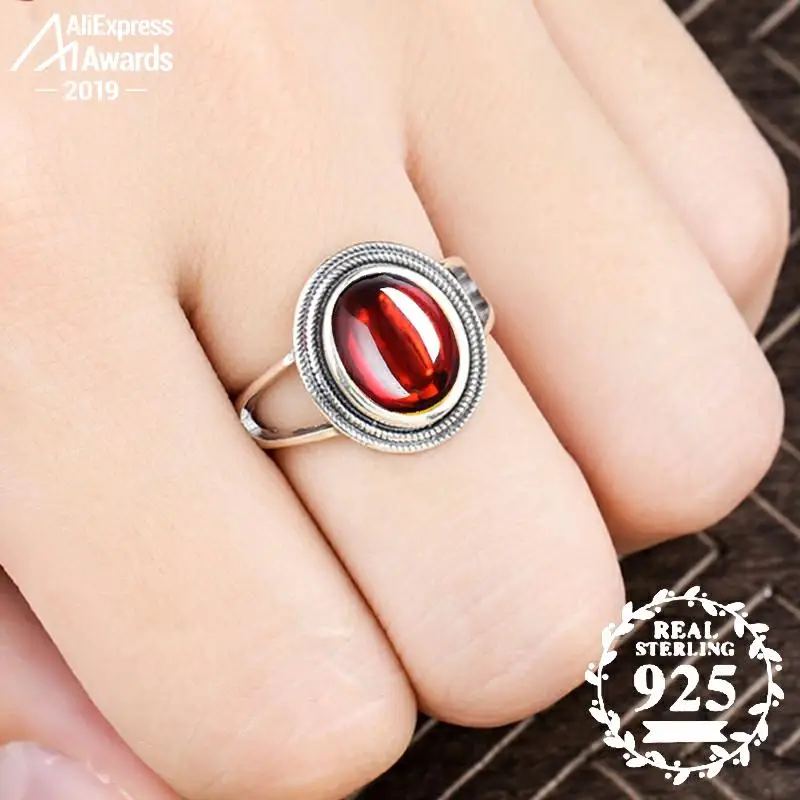 Кольца с рубинами в австралийском стиле 10*8 мм 6 18 пробы | Украшения и аксессуары