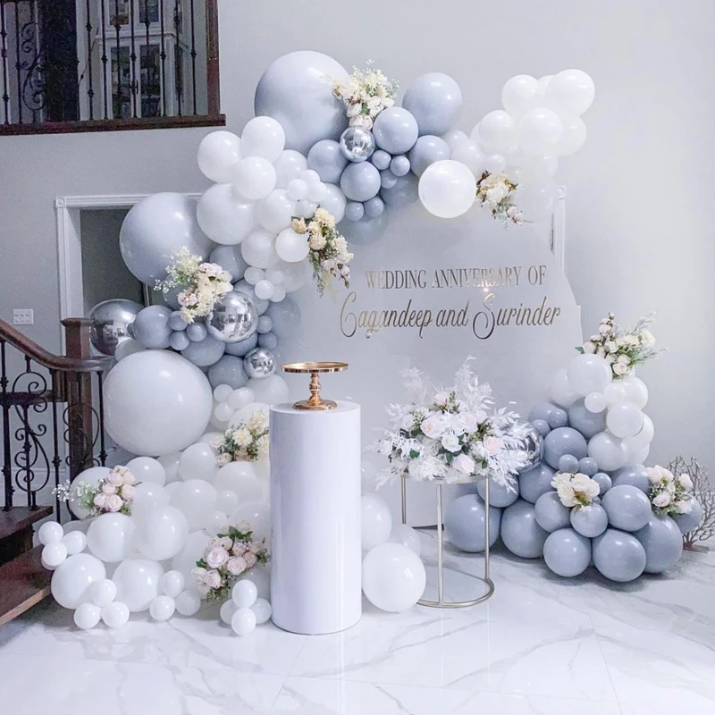 

Balloons Arch Set Pink White Green Baloon Garland Baby Baptism Shower Balloon Arch Kit Birthday Party Wedding Balloon Decoration