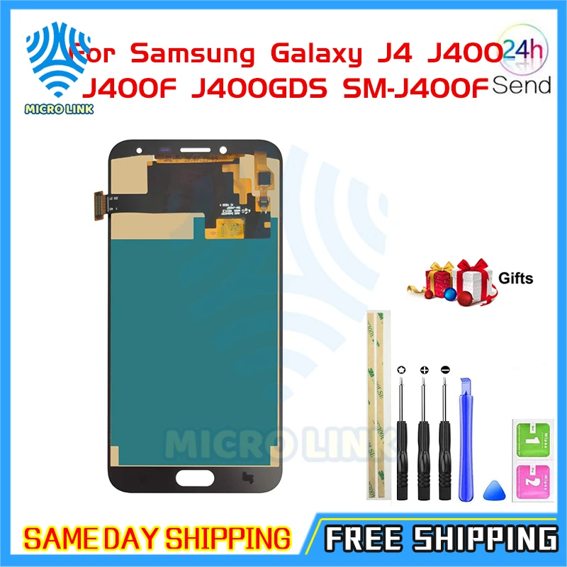 

TFT Incell Screen For Samsung Galaxy J4 J400 J400F J400G/DS SM-J400F LCD Display Touch Screen Digitizer Replacement Adjustable
