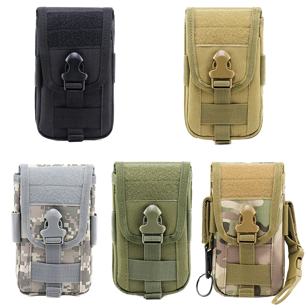 

Camouflage Tactical Molle Bag Outdoor Hunting Camping Tools Pack Nylon Army Military EDC Waist Bag Coin Pocket