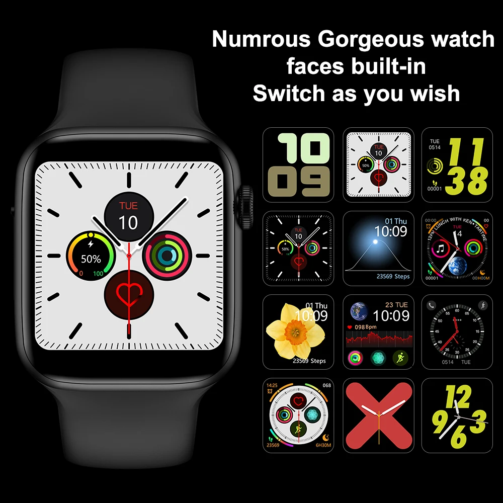 LEMFO W34 1,5" Full Touch женские Смарт-часы мужские для Apple Watch Bluetooth Вызов ЭКГ монитор здоровья трекер Смарт-браслет