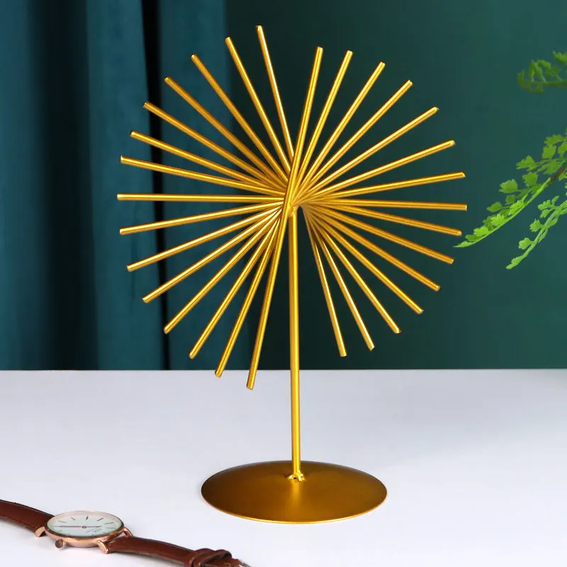 Абстрактный орнамент железная скульптура домашний декор современная