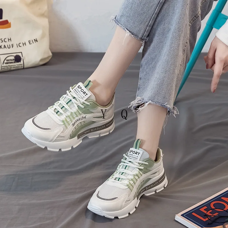 

Spring and Autumn 2021 New fashion versatile breathable leisure sports shoes Korean version of the trend