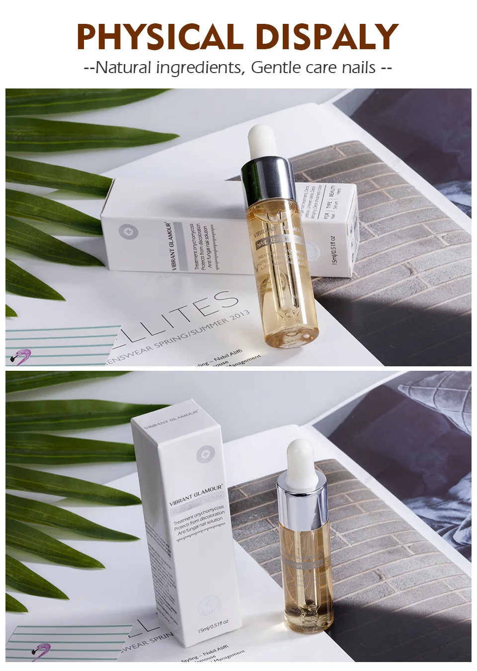 

Vibrant charm nail repair liquid hand foot care 15ml nail repair serum