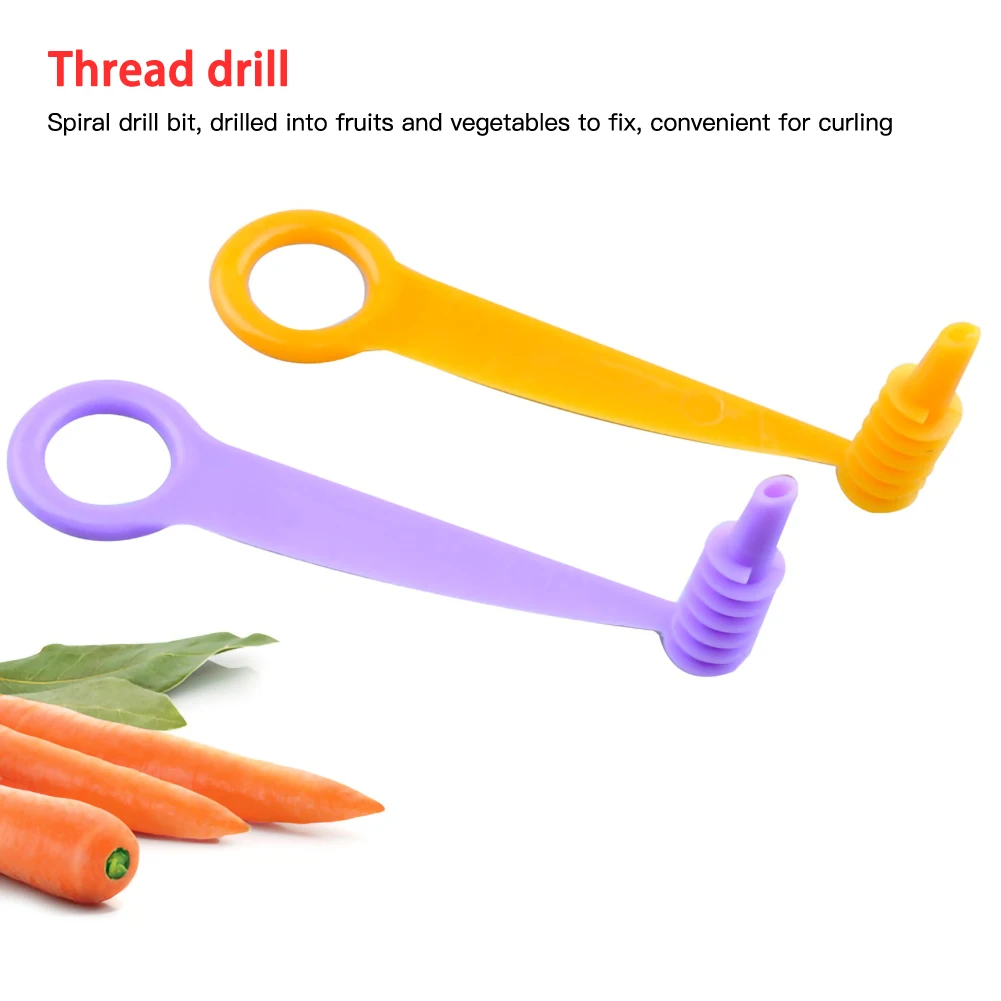 Спиральный слайсер для огурцов фруктов овощей вращающийся ломтик
