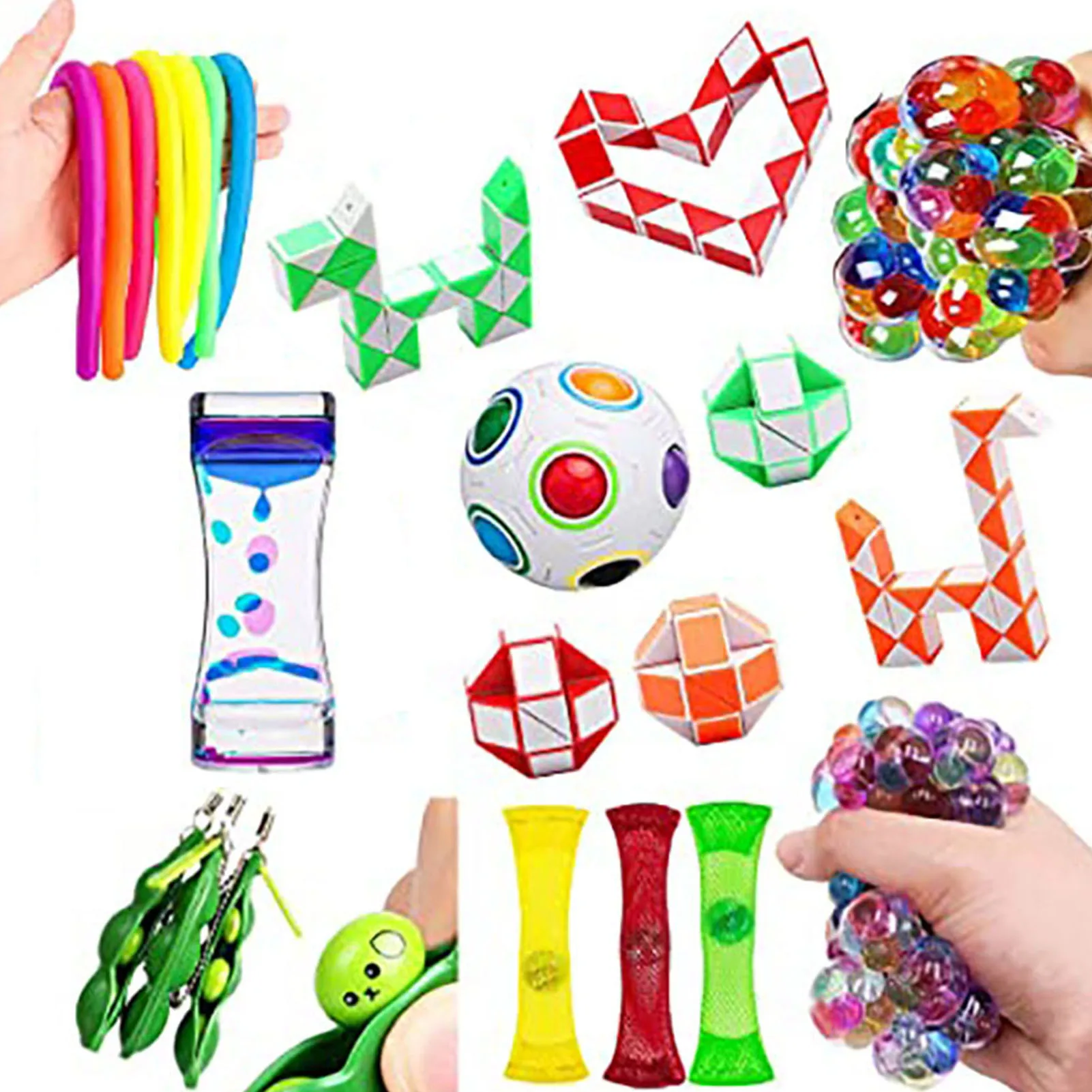 

Набор игрушек антистресс для взрослых для детей, снимает стресс и снимает давление, сенсорные игрушки, Интерактивная настольная игра-голов...