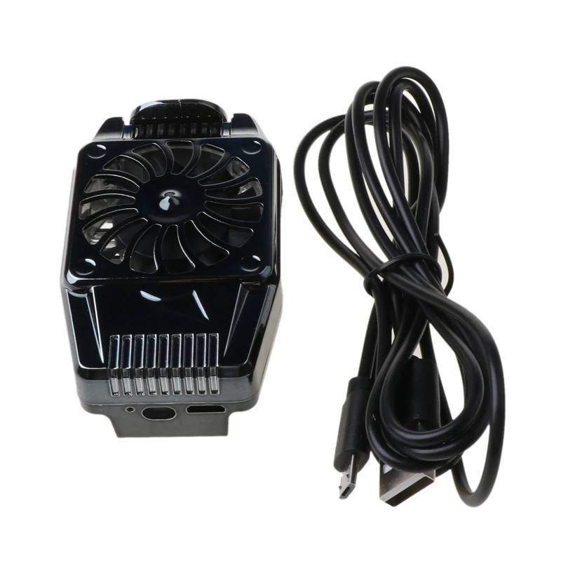 

H15 Mobile Phone Cooler Cooling Pad Cold Wind Handle Fan Heat Sink For PUGB Phon