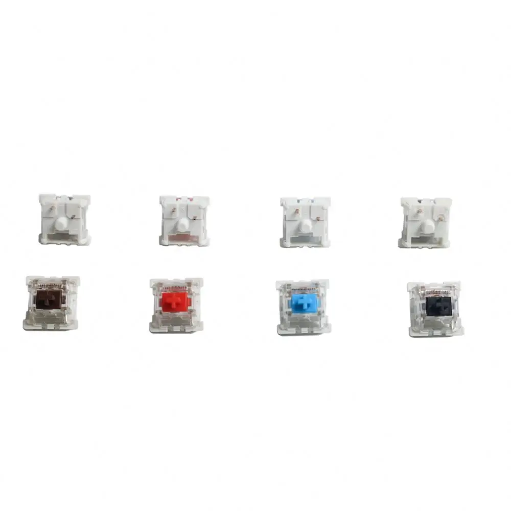 

RGB 3 pin переключатель MX коричневый синий красный бесшумный белый серый OTM для GK61 GK64 MX механическая клавиатура Замена Halo Ture