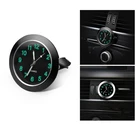 Часы с автоматическим датчиком, кварцевые мини-часы с зажимом для вентиляционного отверстия