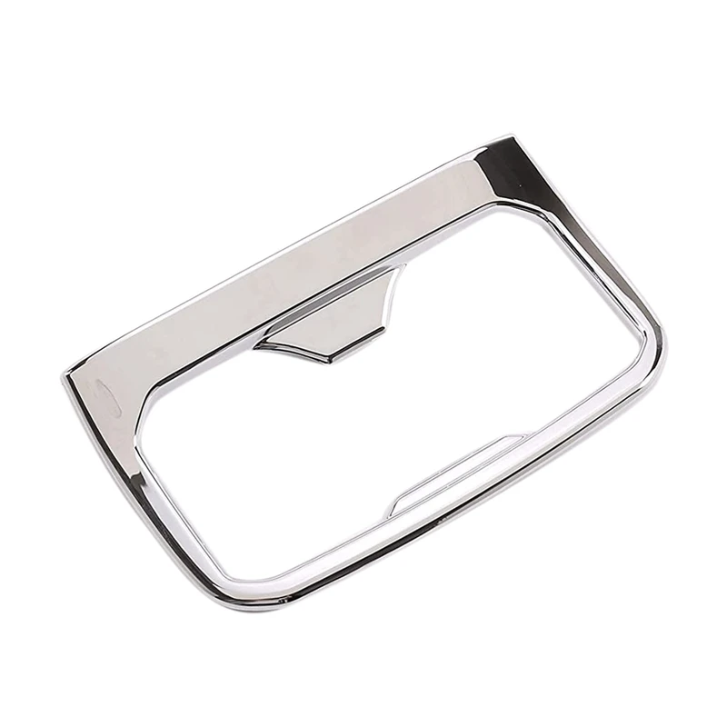 

Rear Row Cup Holder Frame Cover Trim for Toyota Tacoma 2016-2020 (Silver)