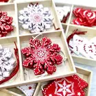 10 шт., Деревянные Подвески в виде детской елки