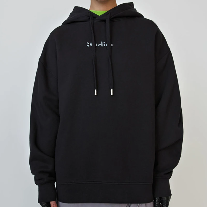 Осень-зима 2019 базовая однотонная толстовка унисекс брендовые классические топы