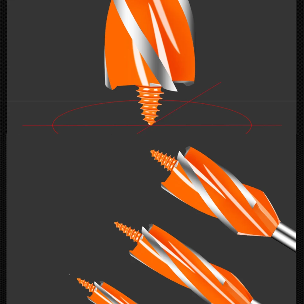 10 20 мм Деревообрабатывающие инструменты 4 спиральные сверла набор стальных сверл