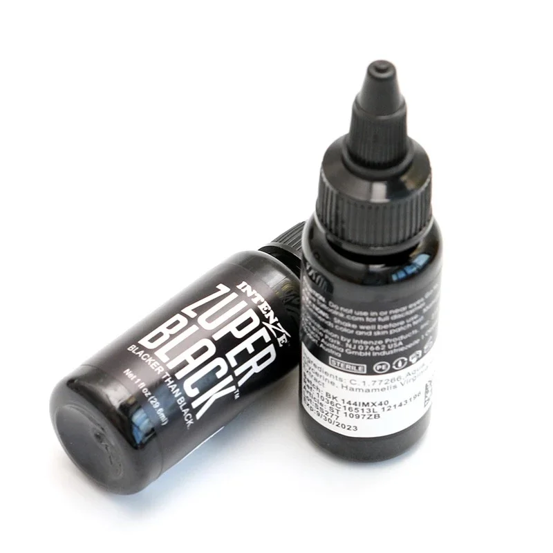 Профессиональные пигментные чернила 35 мл/бутылка безопасные полуперманентные