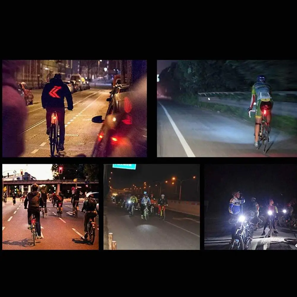 Оптовая продажа Супер Яркий USB Перезаряжаемые шестиугольник задний фонарь для